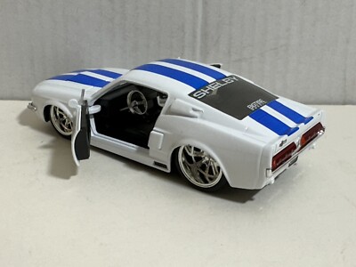 JADA BIGTIME BTM 1967 SHELBY GT-500 WHITE 1:32 DIECAST MODEL 5.5