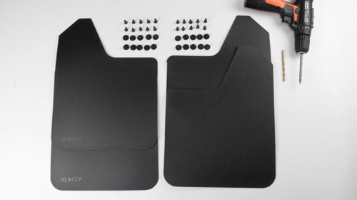 UK Rally 4x For Fiesta ST MK6 MK6.5 Mk7.5 MK8 RS Carbon Mud Flaps Splash Guards - Video 1 of 1