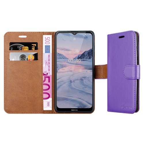 For Nokia 2.4 Phone Case Leather Wallet Book Flip Folio Stand View Cover - Picture 43 of 69