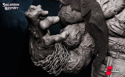 Solomon Grundy 3D Resin Statue – Unpainted Model Kit – DC Comics - Picture 12 of 12