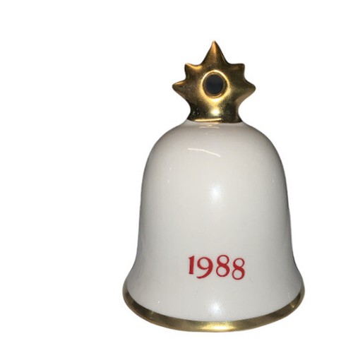 2x 1988 Goebel 5th Poinsettia & 13th Angel Bells Christmas Holiday With Origanal - Picture 3 of 7