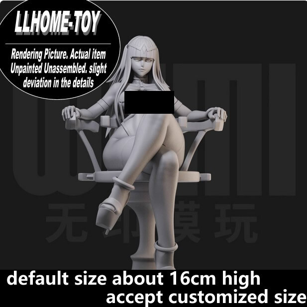 Игра Tharja Pretty Witch Сидящая смола с 3D принтом GK Фигурка DIY Модель неокрашенная