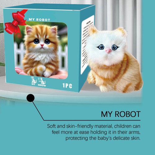 Cat Robot My Robot Realistic Nicoo Electric Cat Milow Robot Acts Like A Real Cat - Picture 11 of 11