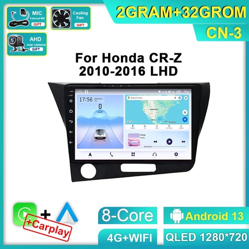 For Honda CR-Z 1 CRZ Video Player CarPlay Stereo Navi DSP Android Auto Car Radio - Picture 31 of 40