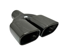 Exhaust Tip 2.50 Inlet 3.00 X 3.65 Outlet 10.25 Long Dual Rolled Resonated Wdsrt