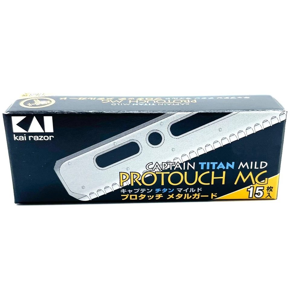 Hojas de afeitar Kai Captain Titan Mild ProTouch MG para Feather Artist Club y Kai Foto 2 de 3