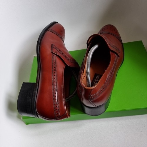 Vintage 1980er Piattelli Herren Schnürschuhe Winkle Picker spitz zulaufend kubanischer Absatz - Bild 7 von 13