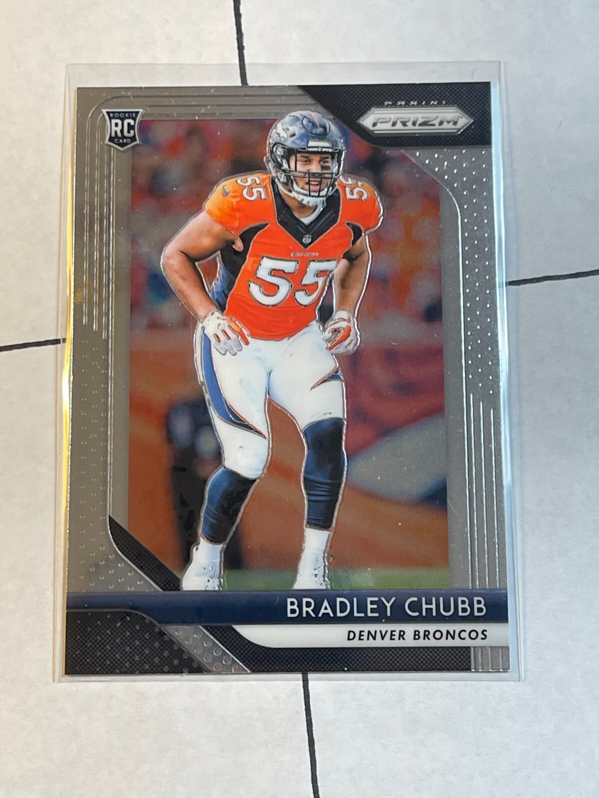 Bradley Chubb 2018 Panini Prizm Rookie Card RC #204 Denver Broncos