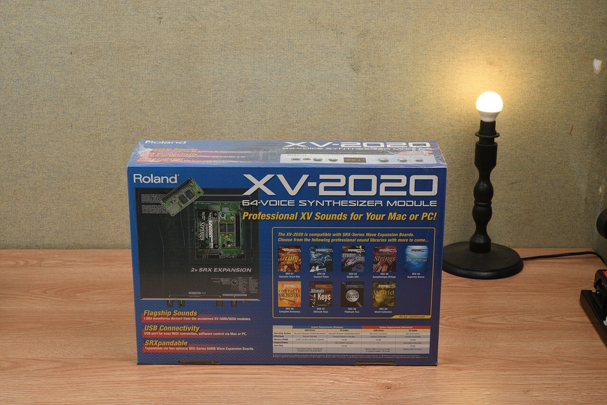【動作確認済 希少品 名機】Roland ローランドXV-2020 AC電源付き 動作確認済 希少品 名機】Roland ローランドXV-2020 AC電源付き