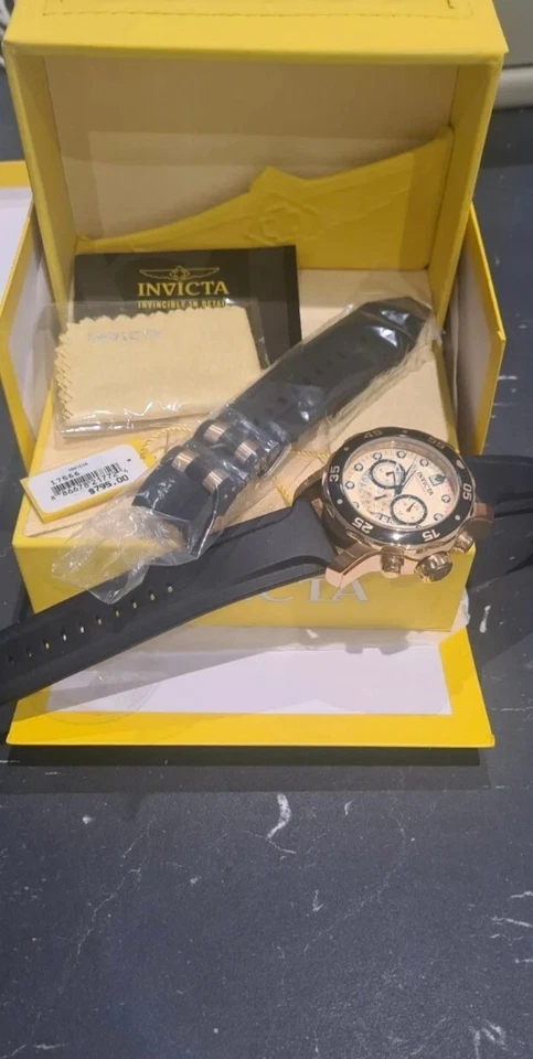 INVICTA Pro Diver Scuba Chronograph 17566-Uhr Herren-Top Zustand- 48mm/UVP 750 € - Bild 4 von 4