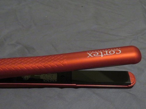 Cortex 1” in. Platinum Black Series Red Professional Hair Straightener Flat Iron - Picture 4 of 4
