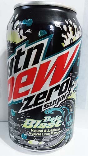 Mountain Dew Baja Blast ZERO Tropical Lime Taco Bell KOMPLETT NEU 12oz Pepsi USA2022 - Bild 2 von 4