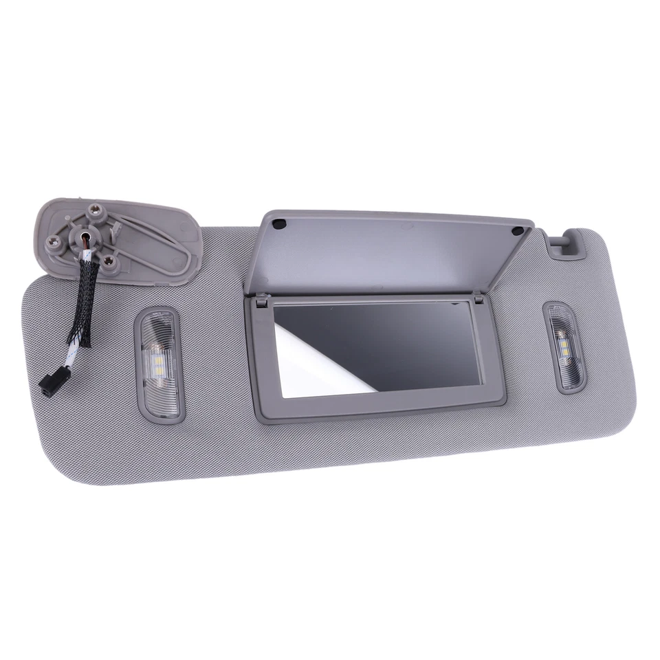 Gray Left Driver Side Sun Visor W/ Light For Chevrolet Suburban Tahoe 2015-2019 - Imagem 4 de 4