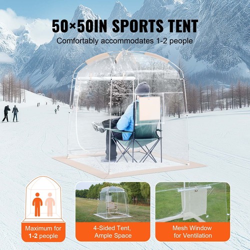 Outdoor Sport Pod Schneller Aufbau Wetterbeständiger Unterstand Transparent Blase USA - Bild 8 von 9