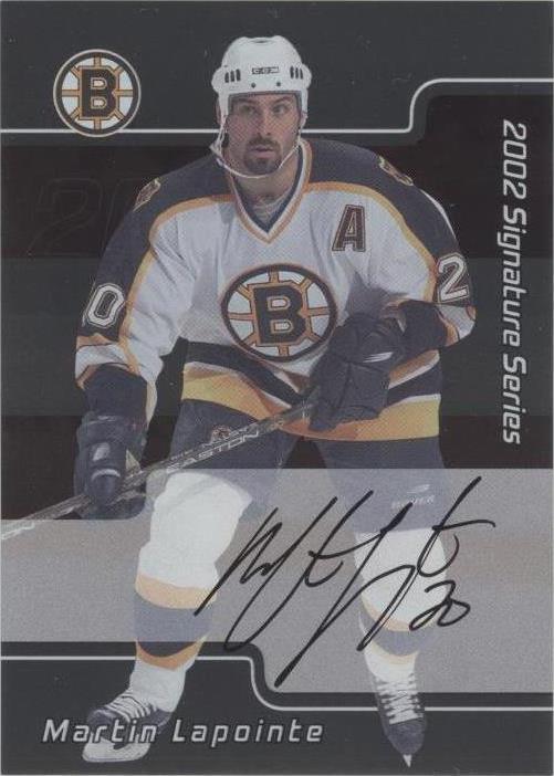2001-02 In the Game Be A Player Signature Series - Martin Lapointe #LML - 1 of 1