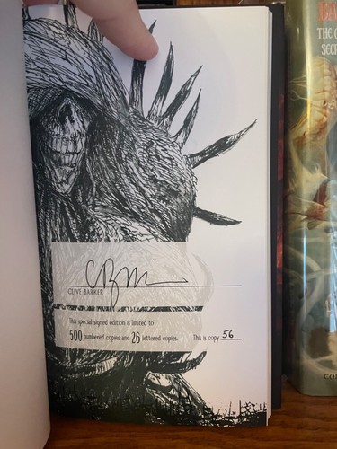 Clive Barker Tortured Souls Signed Limited #56 of 500 Copies - Picture 2 of 2