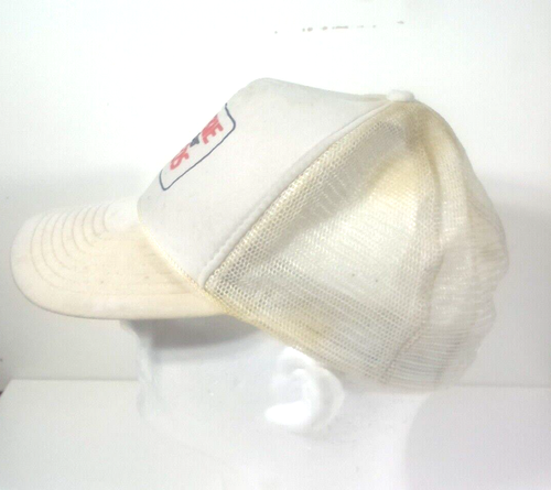 Arbie Scooter Feeds Adjustable Snapback White Cap Hat Mesh Farm Animal Feed - Picture 4 of 5