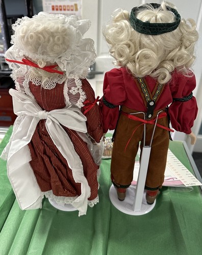 Paradise Galleries Weihnachtsmann Porzellan & Mrs. Claus Puppe 16 Zoll Menge 2 - Bild 8 von 8