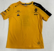 F1 Car Racing Riccardo 3 Sponsor T-Shirt Top Size 12 Cotton