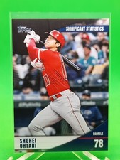 Shohei Ohtani 2022 Topps Significant Statistics SS-3 Black Border 288/299 Angels