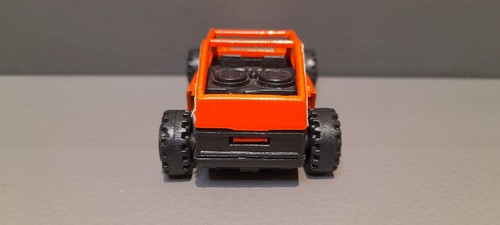 Retro Toy Dune Buggy Car Bright Vibrant Orange 1980s 1990s Racing Tiger Grrrrrrr - Picture 7 of 15