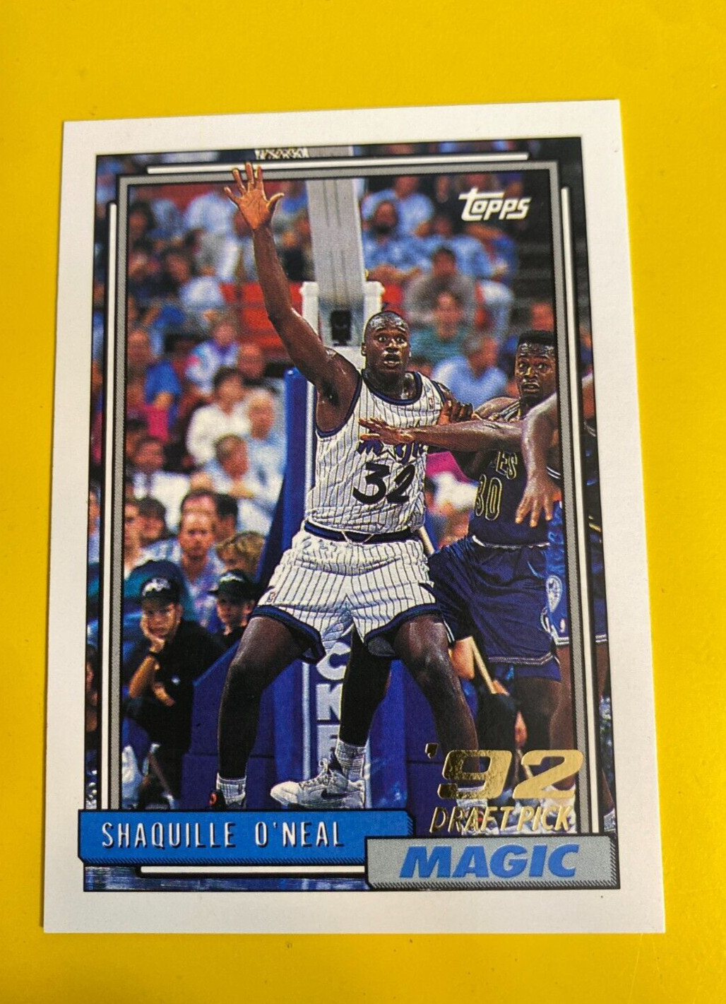 64372  1992-93 Topps #362 Shaquille O'Neal RC BK$25