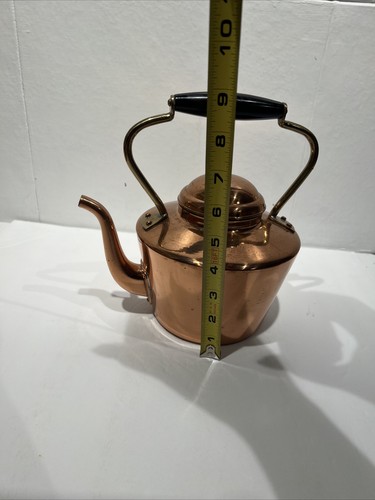 Vintage Copper TeaPot Douro B&M Hand Crafted Kettle Made in Portugal - Picture 2 of 10