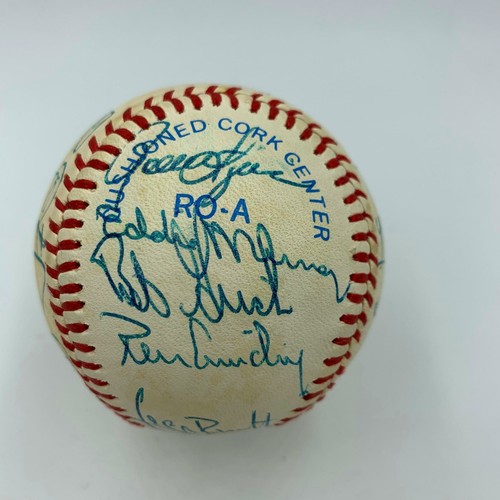 Beautiful 1982 All Star Game Team Signed Baseball Carl Yastrzemski JSA COA - Picture 3 of 10
