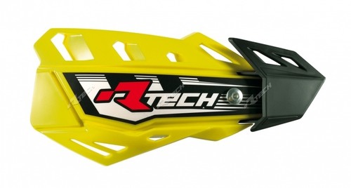 Universal Hand Guards 2 Mount Options 4 Versions Yellow Suzuki RM60 RM65 etc - Picture 1 of 7