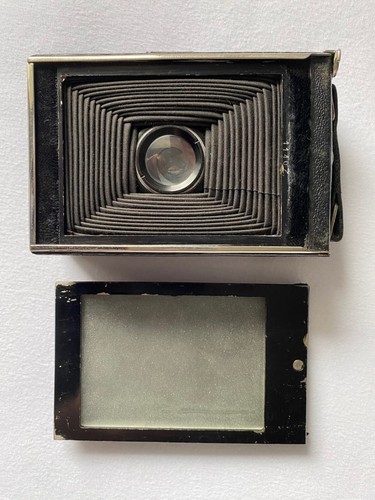 Macchina fotografica a lastra Kodak-Nagel, "Recomar n.18", 6,5x9, 1930, ottime condizioni + custodia - Foto 18 di 24