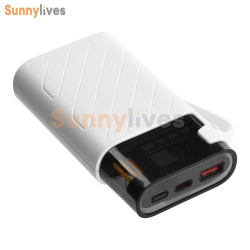 3X18650 Battery Box DIY Mobile Power Bank Case 22.5W Fast Charging with Cable - 第 12/24 張圖片