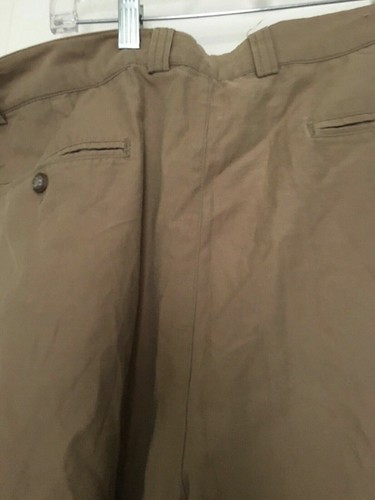 Pierre Cardin Herren Shorts Plissee vorne Freizeit elegant Gr. 36 braun khaki - Bild 10 von 12