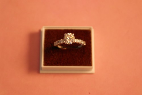 Bonito 14 Quilates Oro Blanco Anillo 1.7G 3.7 Quilate Solitario Diamante Talla N - Imagen 7 de 12