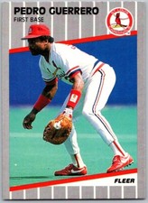 1989 Fleer - #451 Pedro Guerrero - *Near Mint*