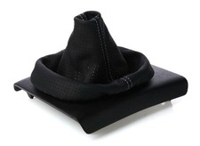 Schaltsack passend VW Vento Bj. 1992-1998 weiße Naht Perforiert/Gelocht Leder