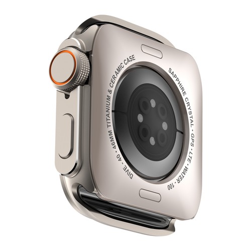 PC + Metall Hülle für Apple Watch Ultra2 10 46mm Bumper Case Cover Kratzfest - Bild 2 von 11