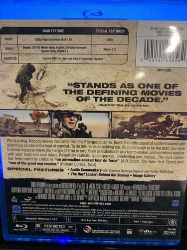 Hurt Locker (Blu-RAY) preowned Get IT FUN and Fast ! - Picture 2 of 3