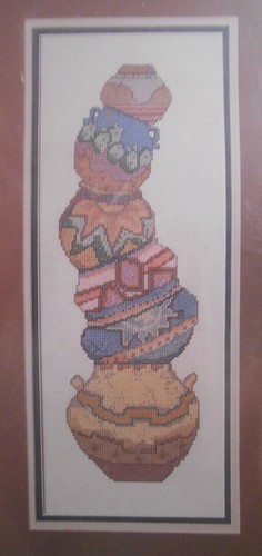 Something Special Pottery Stack Counted Cross Stitch OPENED NOT STARTED SW - Picture 2 of 3