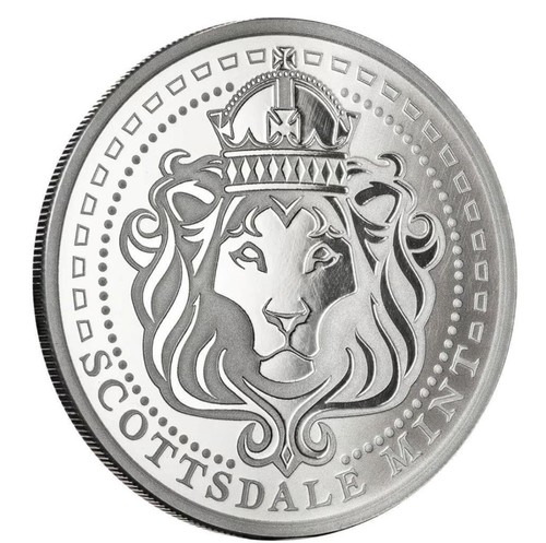 Ronda de plata de 1 oz - OMNIA por Scottsdale Mint .999 ronda de lingotes de plata BU #A381 - Imagen 2 de 4