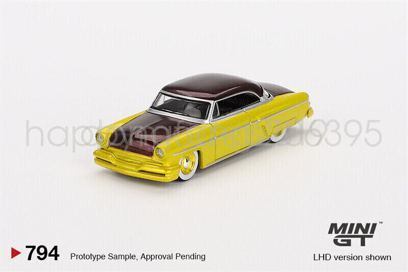 MINI GT Lincoln Capri 1954 限定モデル　チェイス Mini GT 1:64 Lincoln Capri 1954 Arctic White / Atlantic Blue