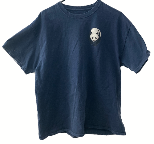 San Diego California Zoo Panda T-Shirt, Herren XL, ohne Etikett, blau