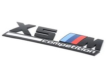 BMW Genuine F95 X5 M Competition Rear Trunk Boot Badge Emblem Black 51148096408