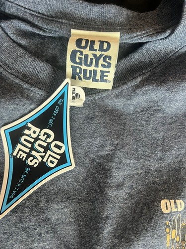Old Guys Rule T-Shirt Mens X L Nwt Graphic Tee - Picture 6 of 6