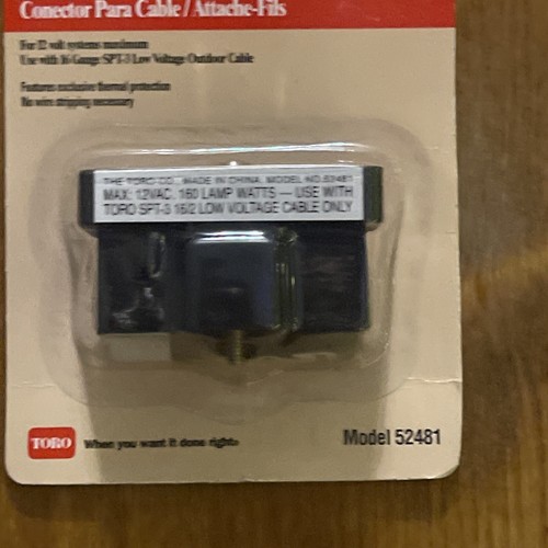 Toro Low 12 Voltage Outdoor Landscape Light Wire Cable Connector 16 Gauge 52481 - Picture 4 of 7