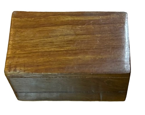 Joyero/Baratija de madera vintage pequeña - Imagen 6 de 7