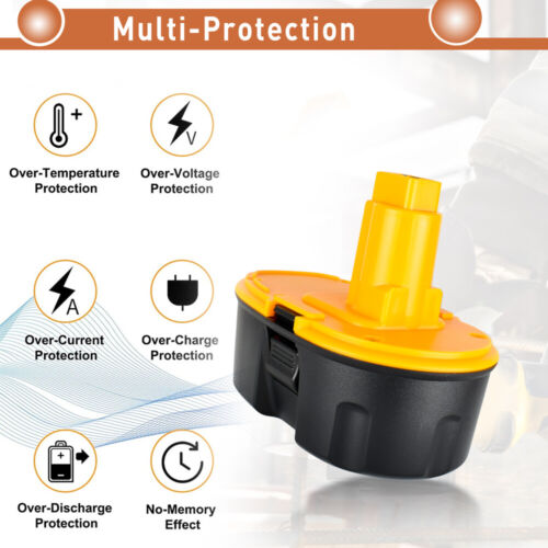 PACK 18V 8.0Ah Li-ion Battery/Charger For Dewalt 18 VOLT DC9096 DC9098 DC9096-2 - Picture 5 of 22