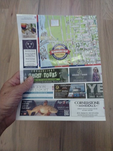 Charleston 17" x 22" Tourist Discovery Map 2022-2023 - Bild 3 von 6