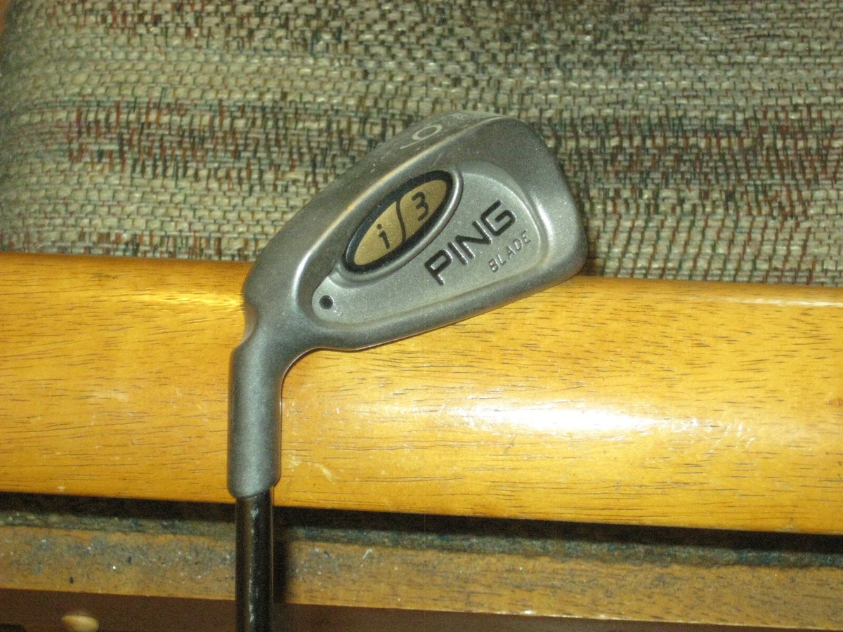 Left Handed Ping i3 Black Dot 6 Iron Regular Steel Shaft Lamkin Grip Left Handed Ping i3 Black Dot 6 Iron Regular Steel Shaft Lamkin Grip