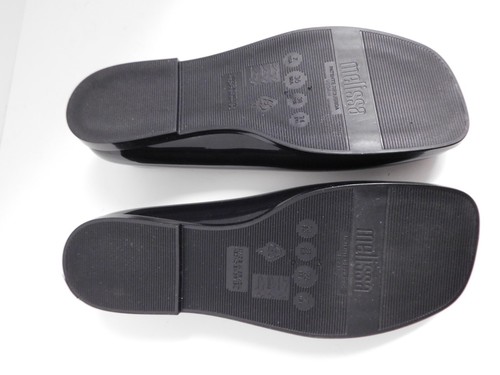 Melissa Marc Jacobs Black Ruby Jelly Ballet Flat Shoes sz 7 - Picture 6 of 6