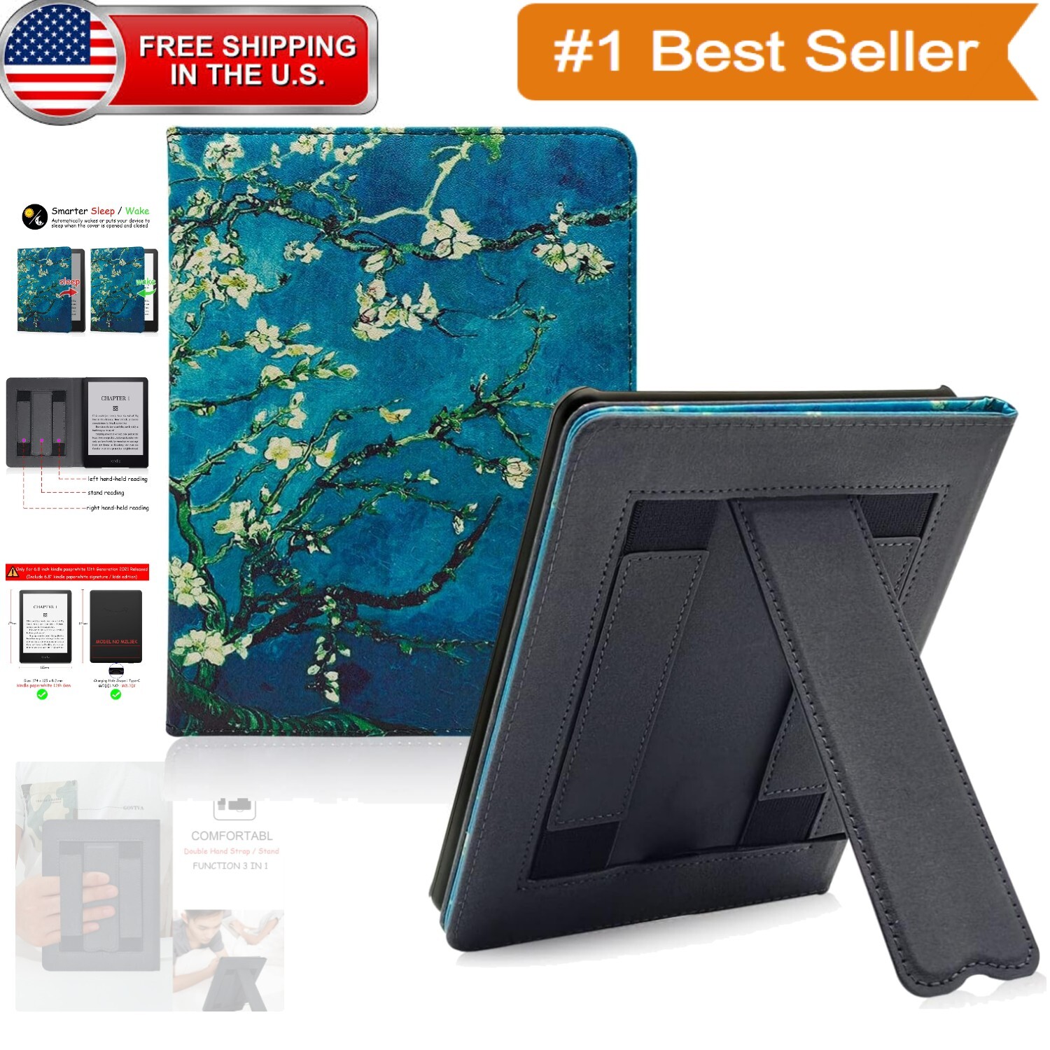 2022 For Kindle Case Funda Kindle J9g29r For Paperwhite 11th Generation 2021 6.8 For Kindle 10 Geração For Kindle 6 Inch Cover - 7